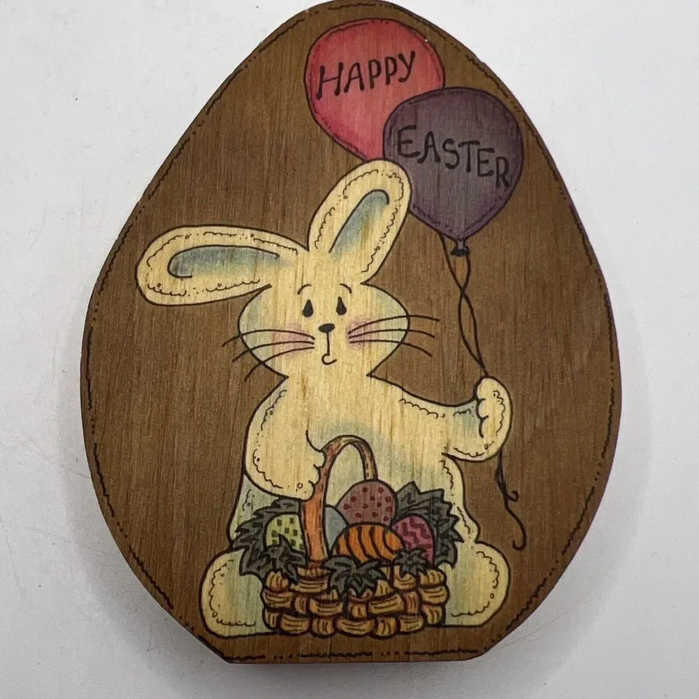 Hand Painted Wooden Home Decor - 4 Easter, 1 Halloween, 1 Best‎ Friends, 1 Bunny